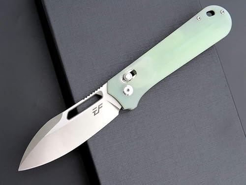 Miniatura 3 de Eafengrow EF963 Cuchillo plegable D2 Blade G10 Mango con clip de bolsillo Bloqueo de eje EDC Multiherramienta Cuchillos para trabajar, acampar al