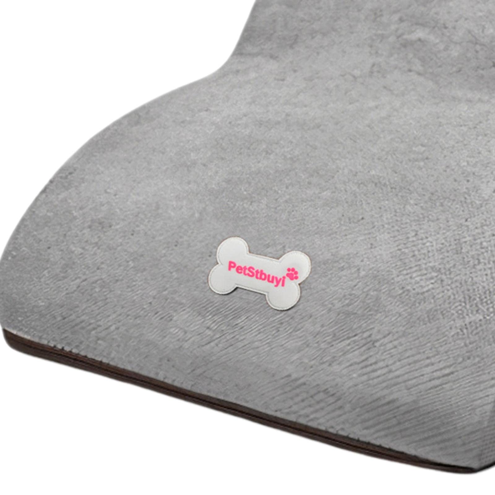 Colcolo Escalera para Perros pequeños, rampa para Perros de Espuma de Alta Densidad para sofá Inferior de Superficie Antideslizante, Escalera para, Gris