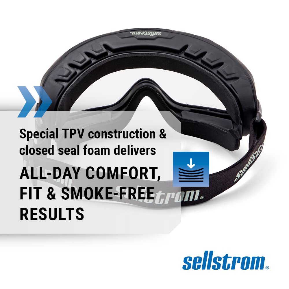 Exсluѕіvе Dіѕсоunt 🔥 Sellstrom Safety Goggles, Wildland Fire OTG Eye Protection, Anti Fog, Scratch Resistant, Protective Eye Shield for Men and Women with Clear Lens, Adjustable Strap, Black Frame, S80225 Grеаtеѕt Prоduсt Sellstrom Safety Goggles, Wildland Fire OTG Eye Protection, Anti Fog, Scratch Resistant, Protective Eye Shield for Men and Women with Clear Lens, Adjustable Strap, Black Frame, S80225