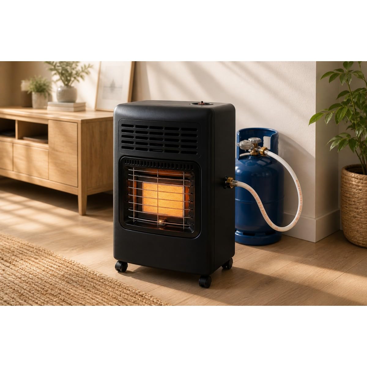 PROWELTEK - Kit Raccordement Gaz Butane 13kg – Détendeur 28 mbar Sécurité à Vis et Tuyau Gaz Flexible NF 1,50m pour Cuisinière, Plancha, Chauffage d'Appoint