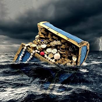 Amazon | 水槽用 オブジェ 宝箱 古城 廃墟 遺跡 神殿 沈没船