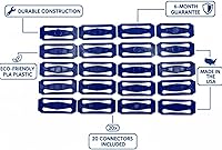 Vista 2 de Conectores de Pista Compatibles con Pista Hot Wheels – Paquete de 20 Piezas de Pista de Repuesto para Pistas y Sets de Hot Wheels Duraderos