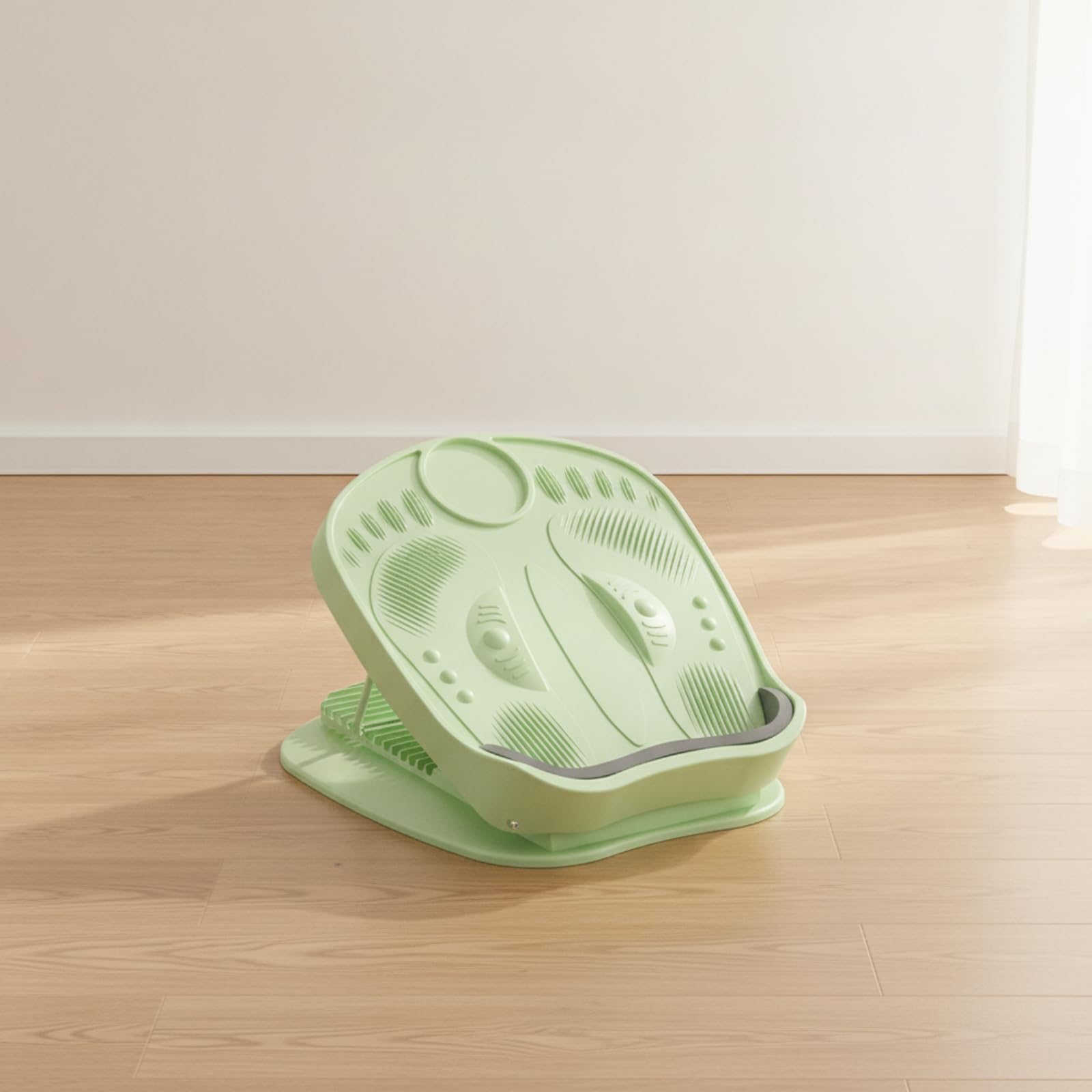 Tabla de Estiramiento de Piernas Tablero Inclinable para Estiramiento Wedge para Tobillos con Temporizador Integrado y Base Estable para Mayor Apta