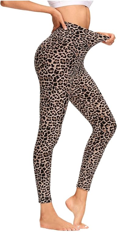 Women's Leopard Print Workout Leggings 