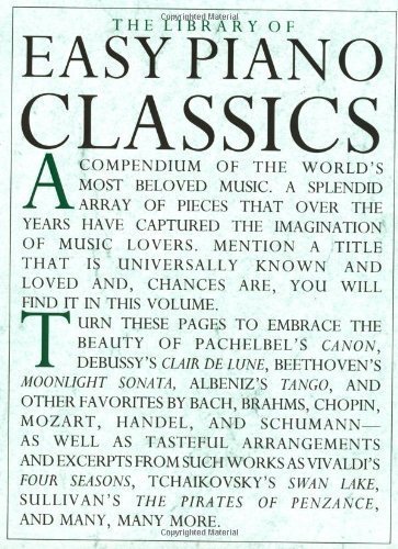 Library of Easy Piano Classics by Hal Leonard Corp. (April 1 1996)      Plastic Comb