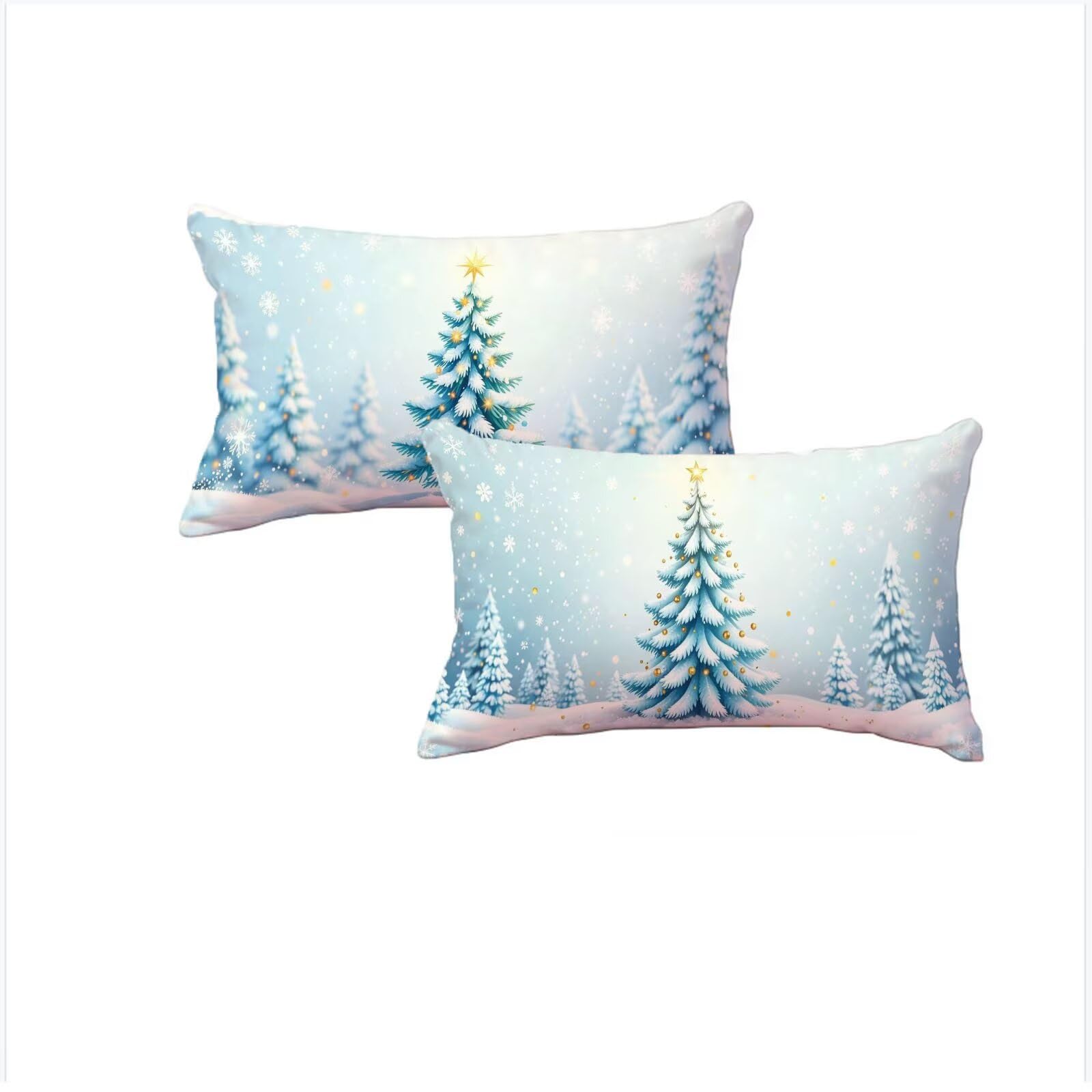 Taie oreiller 60x90cm imperméable bleu pour protéger vos grands coussins des taches