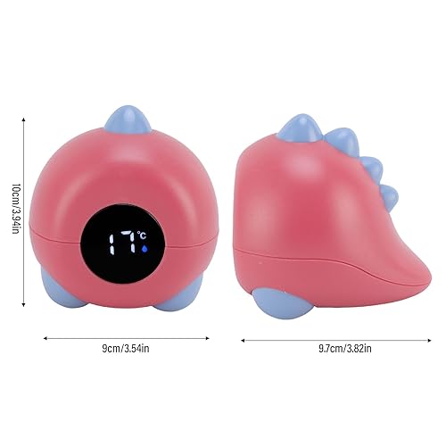 Miniatura 3 de Baby Bath Thermometer, Real Time Digital Dinosaur Water Temperature Thermometer for Newborn Bath (Red)