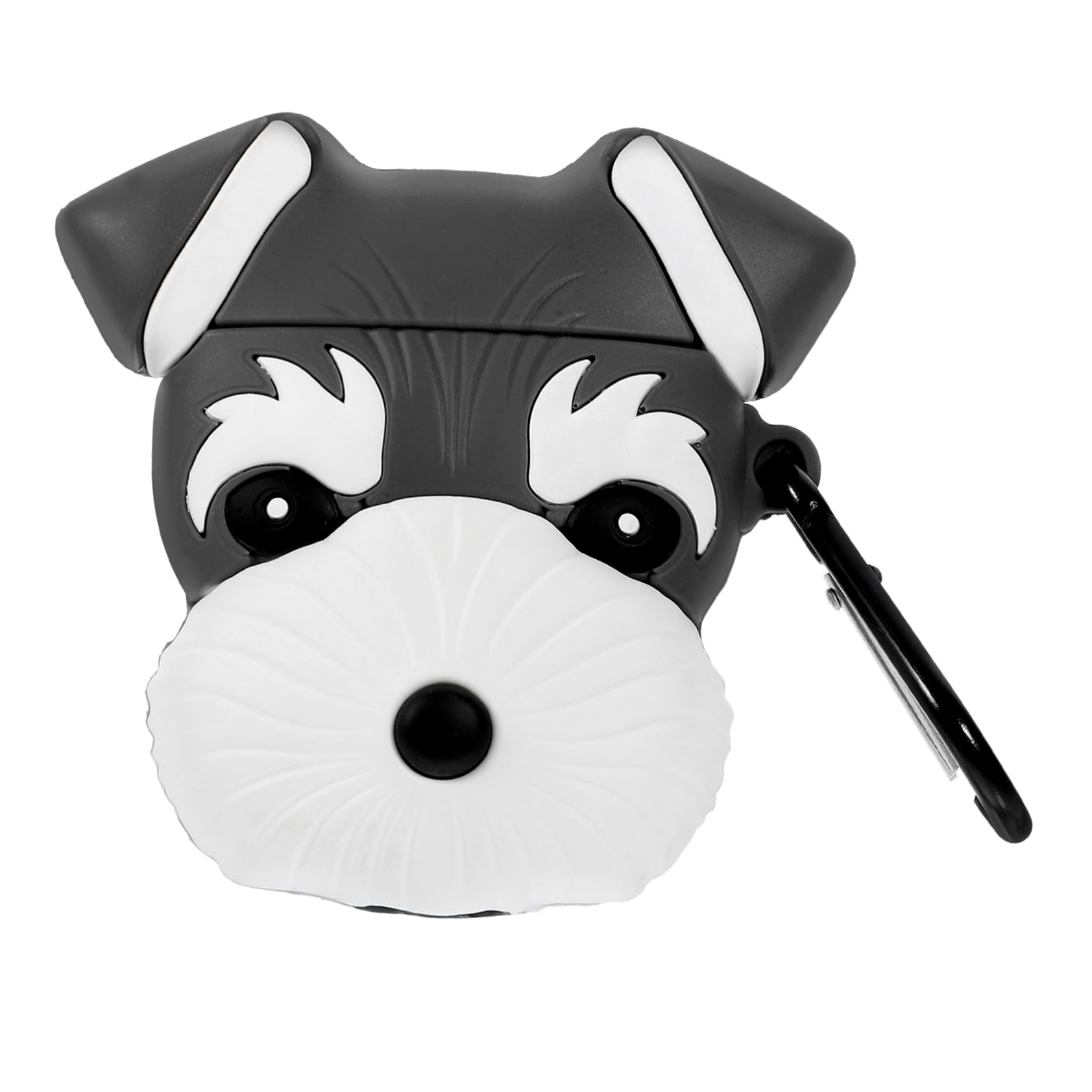 BESTonZON 3piezas Estuche De Silicona para Auriculares Diseño De Perro Sherry Protector Compatible Incluye Gancho Profundo