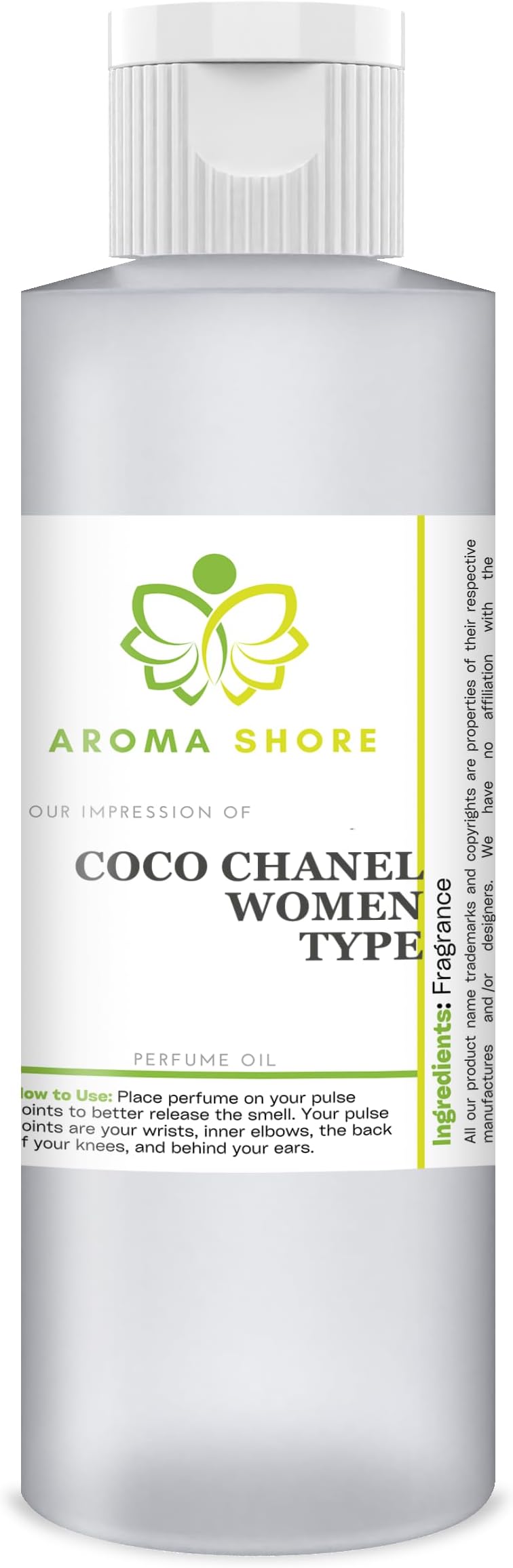 Perfume Oil - Our Impression Of and compatible with Coco C'Hanel Women Type, 100% Pure Uncut Body Oil Our Interpretation, Perfume Body Oil