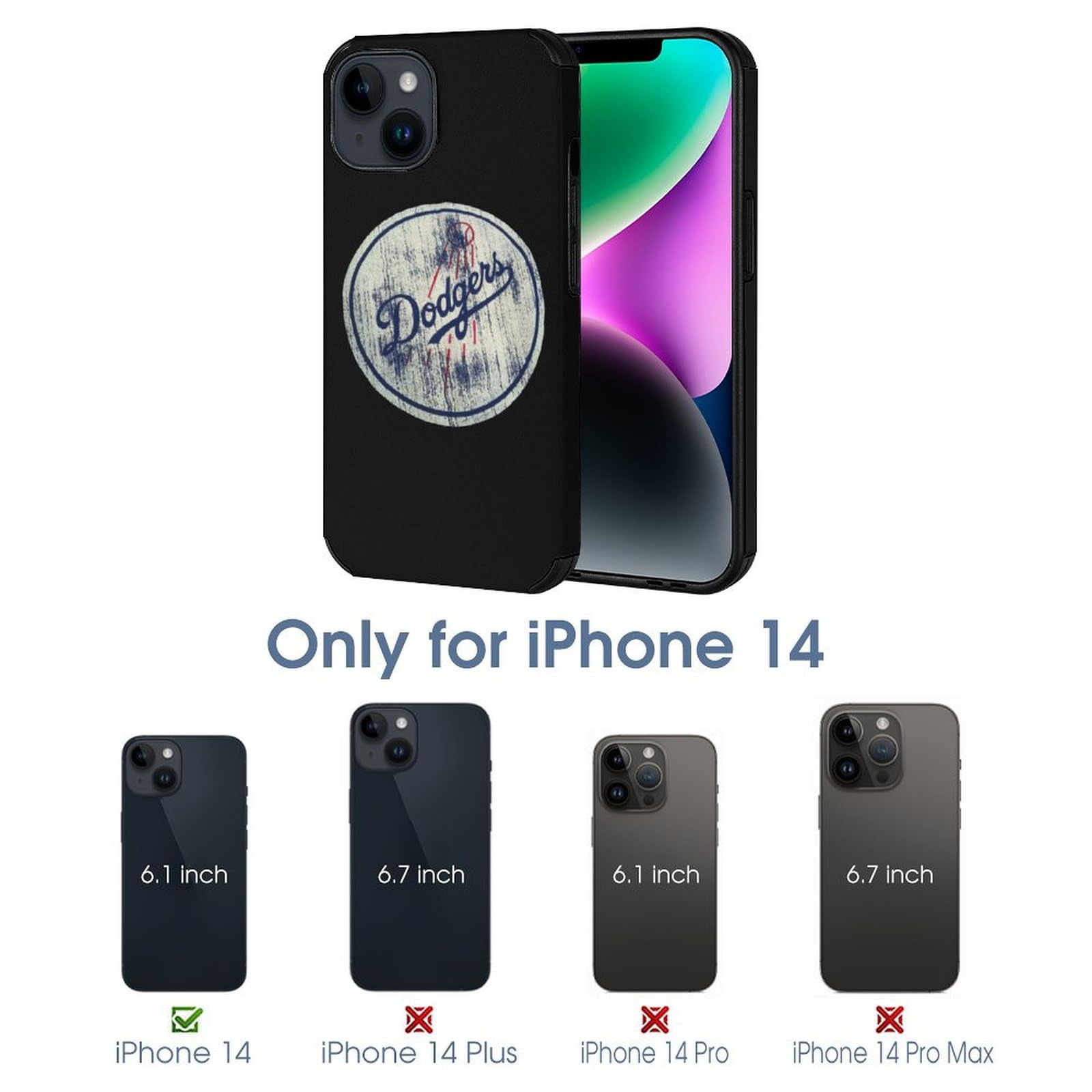 Amazon.co.jp: ロサンゼルス ドジャース Dodgers (2) iPhone 14 ケース