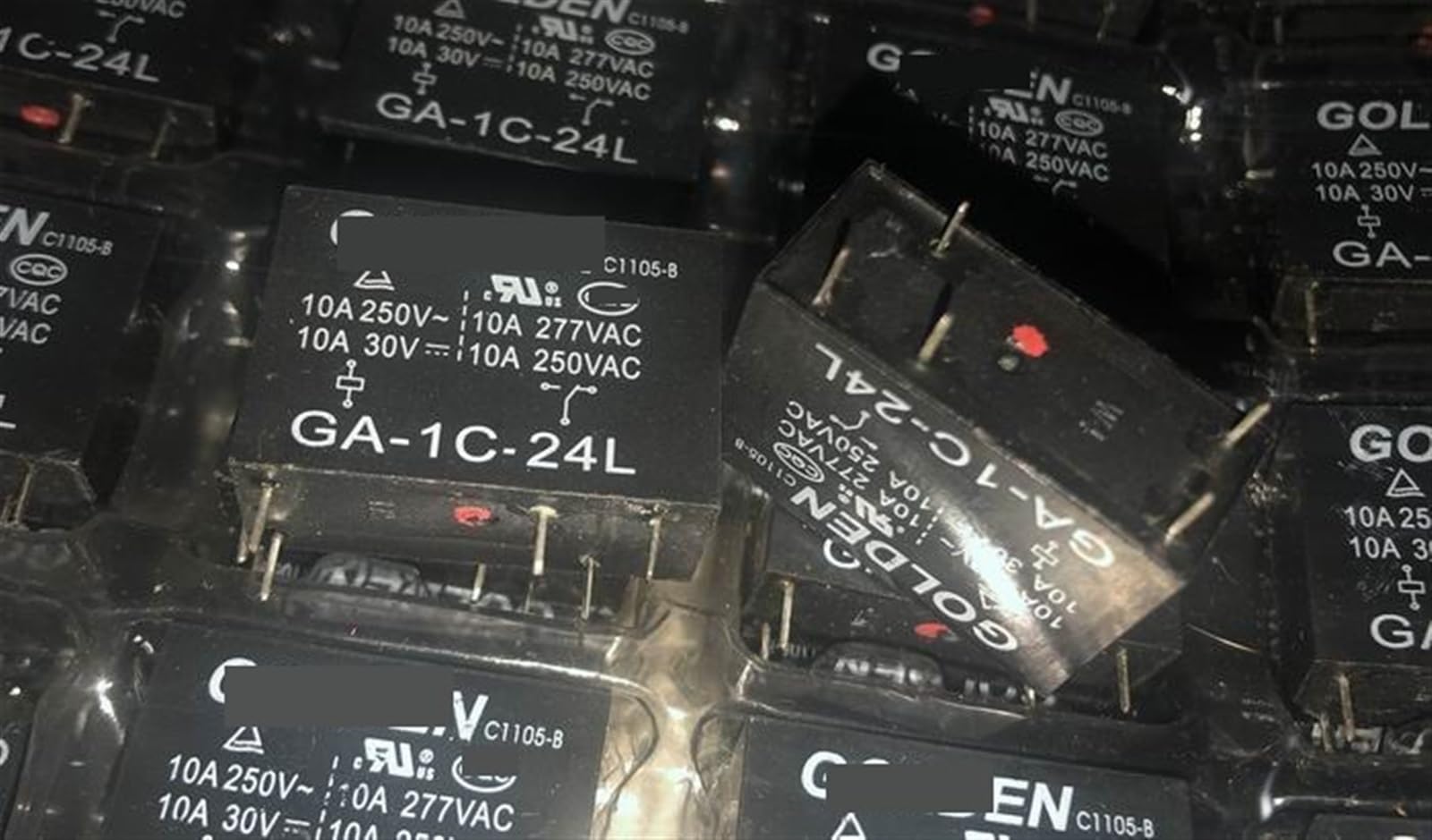 Relé 5 pines GA-1C-24L para sustitución de componentes en cuadros eléctricos de 24V 2