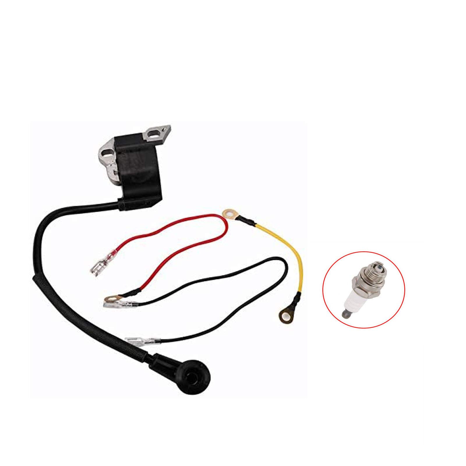 PARTSRUNIgnition Coil with Spark Plug Replace Stihl Chainsaw 021, 023, 025, Ms250, Ms230, Ms210 Replaces 0000-400-1306 Quality Tooling Ships Fast from USA,ZF148-B-HHS