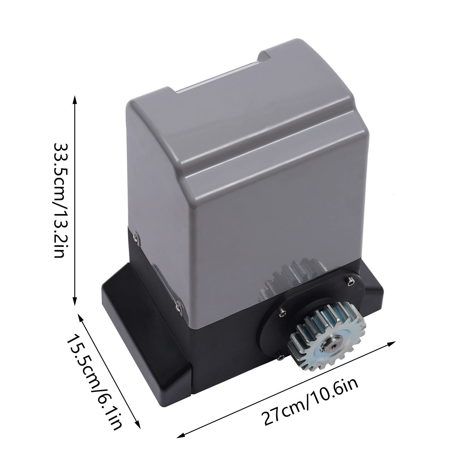 Motor de puerta deslizante Kit completo Sistema Apertura de puerta cremallera 1200KG