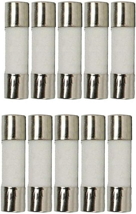 10 Pcs 250V 250mA Fast Blow Ceramic Fuse Tube 5mm x 20mm