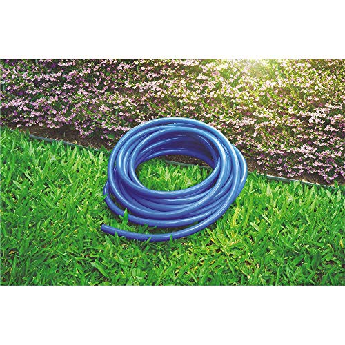 Mangueira Flex Azul em PVC 2 Camadas para jardim 30 m com engate rosqueado e esguicho - Tramontina