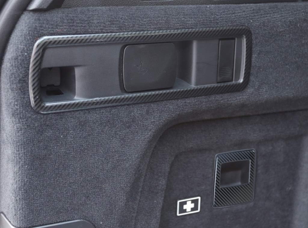 New Portective Rear Trunk Button Covers Compatible with BMW X5 G05 2019-2020 (Black)