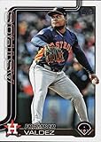 2025 TOPPS SERIES 2 544 FRAMBER VALDEZ HOUSTON ASTROS BASEBALL OFFICIAL TRADING CARD OF MLB