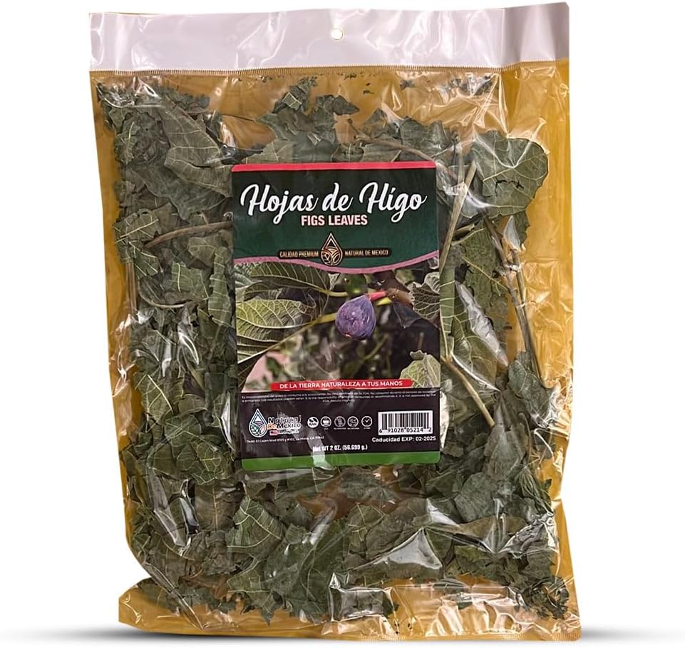 Natural de Mexico Hojas de Higo 2 onzas Te tea 2 Oz. Fig Leaves