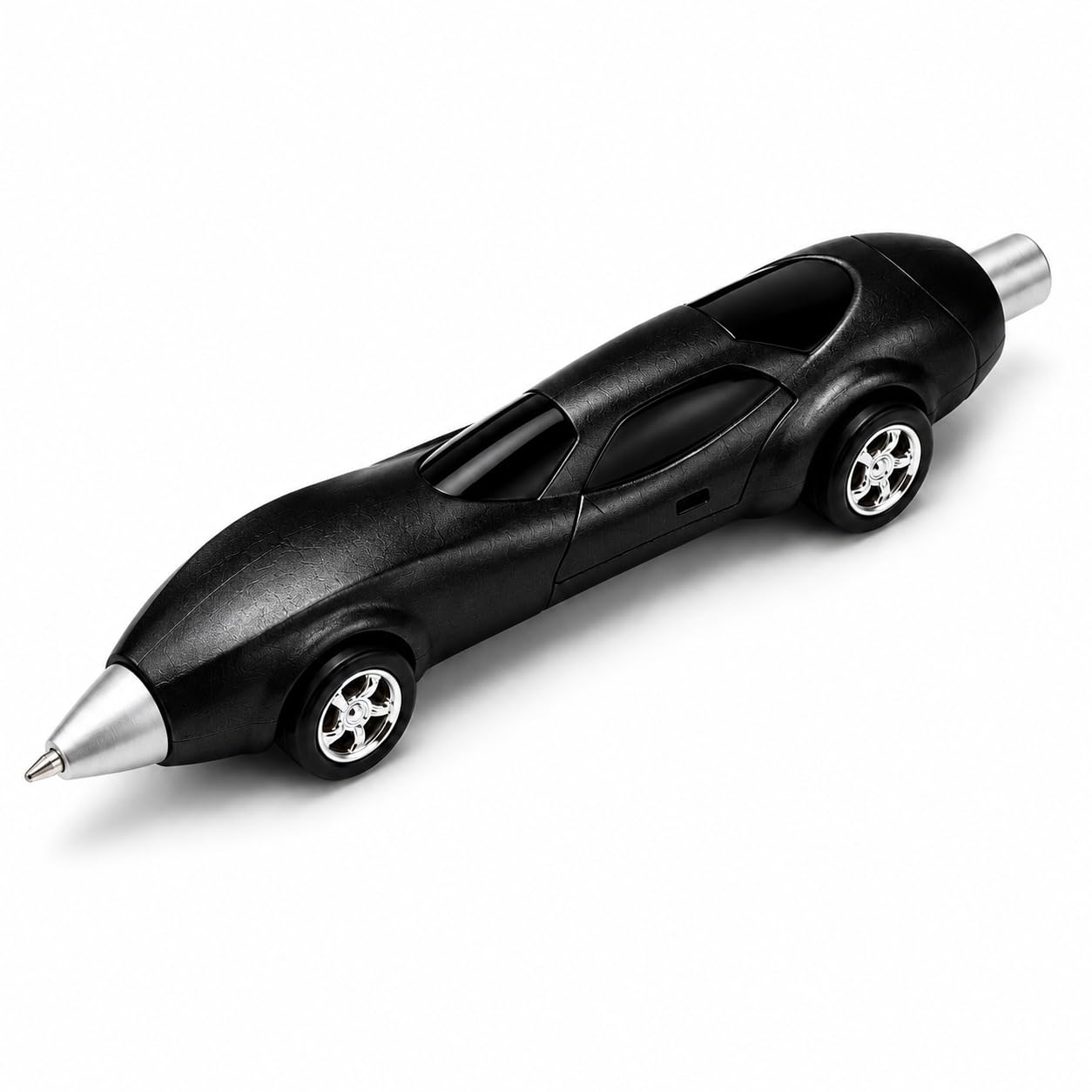 Car Shape Ballpoint Pen, Novelty Racing Car Pen, Fun Car Design Writing Pen for Office, School, Home, Gifts for Kids, Students, Car Lovers & Collectors (Black)