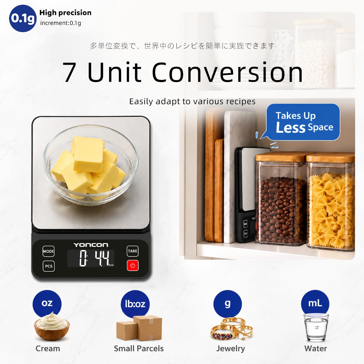 Digital Food Scale - 11lb Precision -5