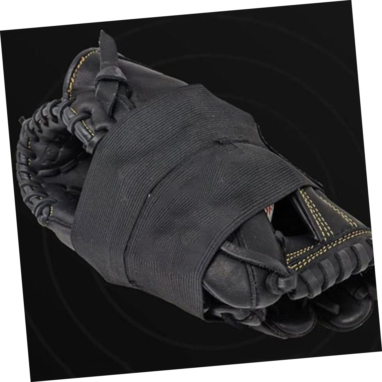 BESPORTBLE 3sets Baseball Glove Wrap Stretchy Glove Band for Catcher Fixing Wrap Wrapping Band Baseball Equipment Protector 4pcs*3