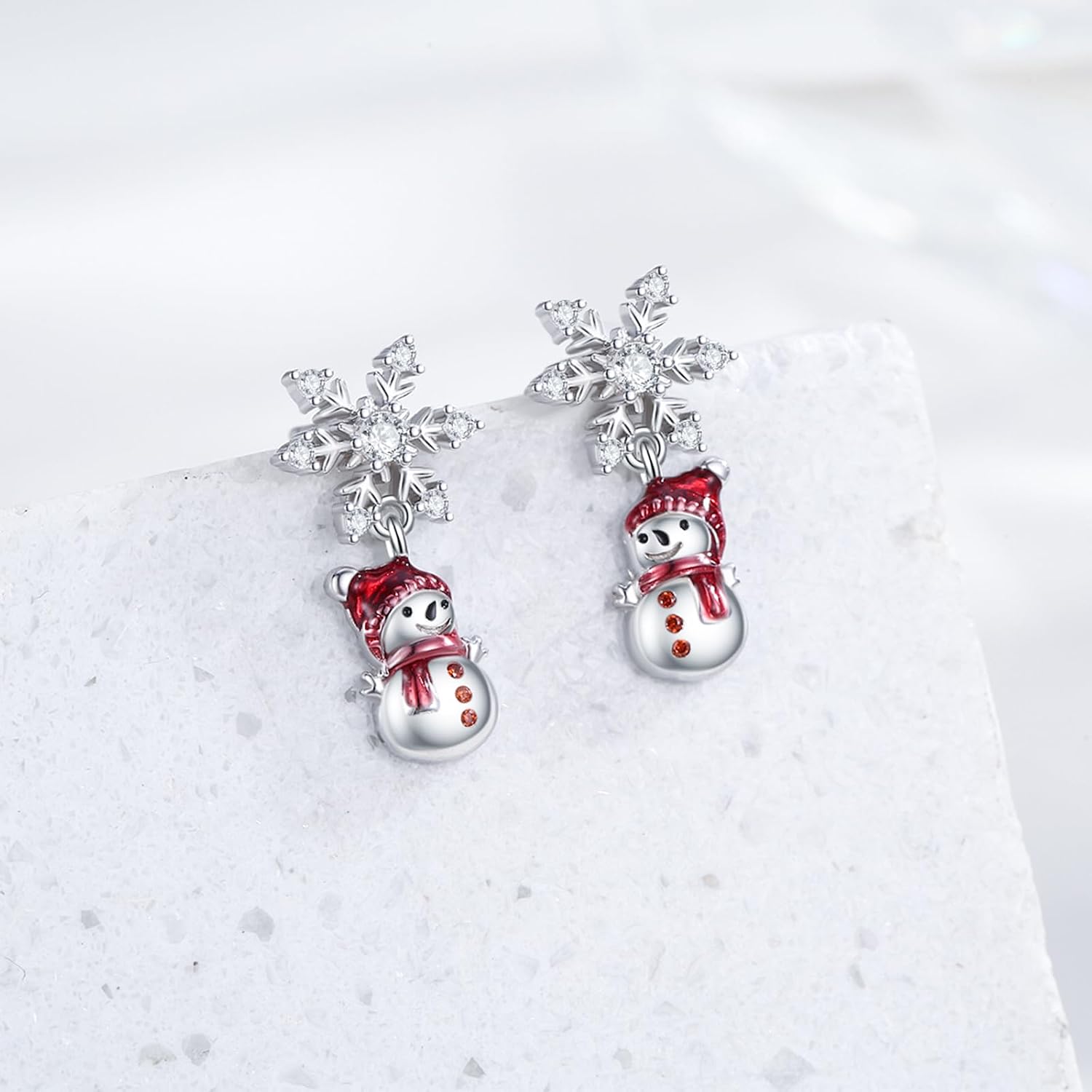 Animal/Christmas Holiday Earrings 925 Sterling Silver Animal Jewelry Christmas Stocking Stuffers Gifts for Daughter