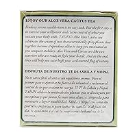Vista 3 de Tadin Té Aloe Vera Con Cactus 24 Bolsas - Te De Sabila Con Nopal - Té