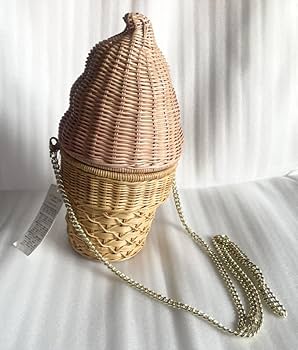 【オンライン完売商品】demodee デモデ　カゴバック　ソフトクリーム オンライン完売商品】demodee デモデ カゴバック ソフトクリーム