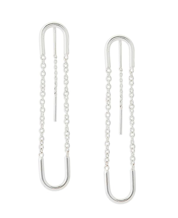 Lucky Brand Women's Modern Stud Chain Earring, Silver, Unsized by Lucky Brand - Used condition - US$5.05