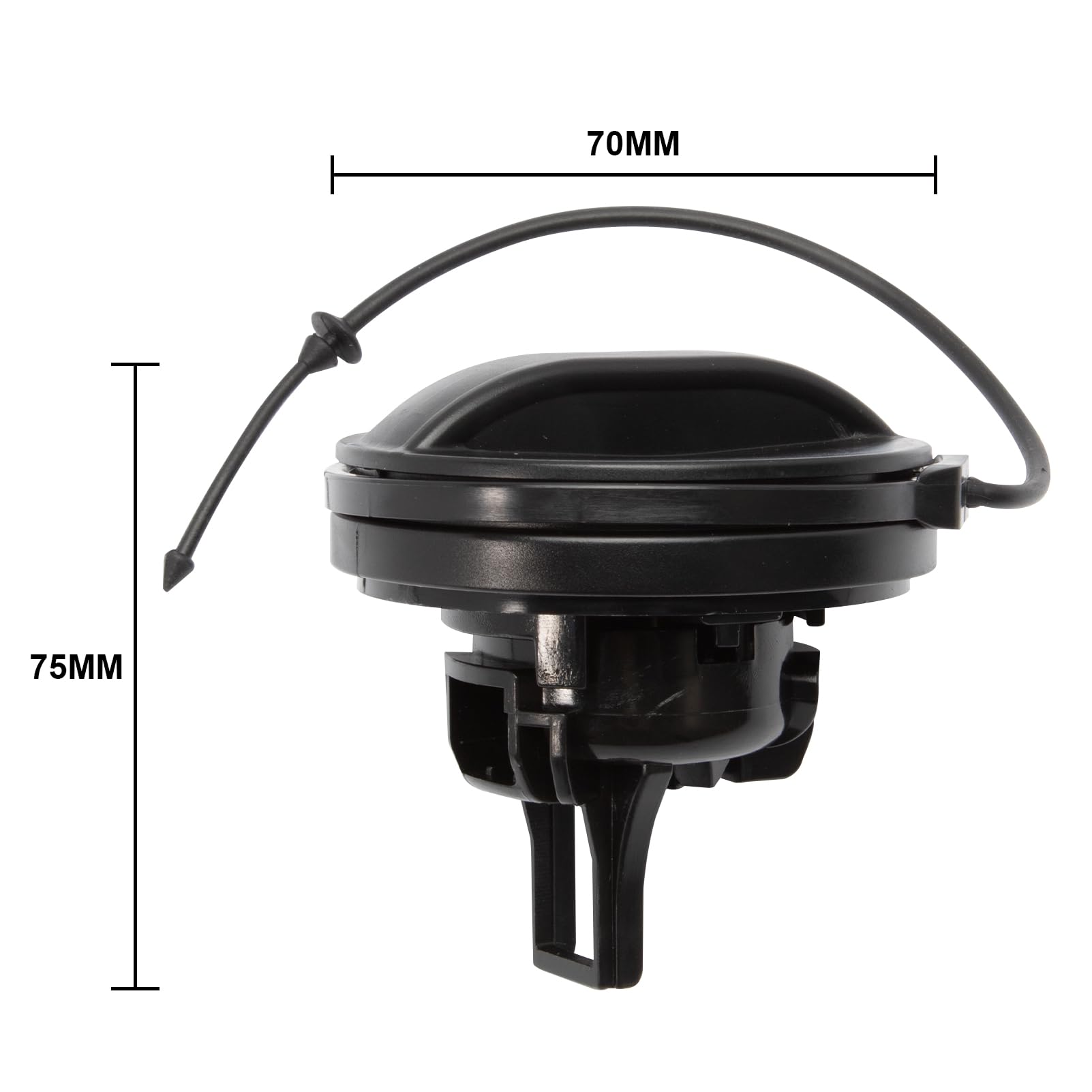 Tapa de depósito de gasolina diésel cubierta 1609818980 compatible con Citroen 301 308 2008 3008 408 508 C3-XR C4 C5