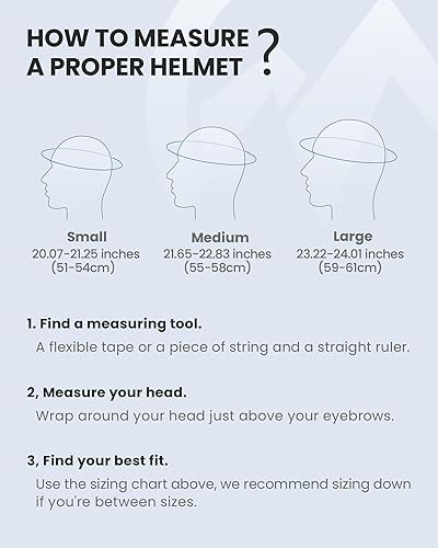 Miniatura 7 de OutdoorMaster MIPS - Casco de esquí, casco de snowboard para hombres, mujeres y jóvenes, casco de nieve con 8 rejillas de ventilación ajustables,