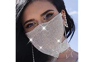 Sparkling Sexy Crystal Mesh Mask for Naughty Women