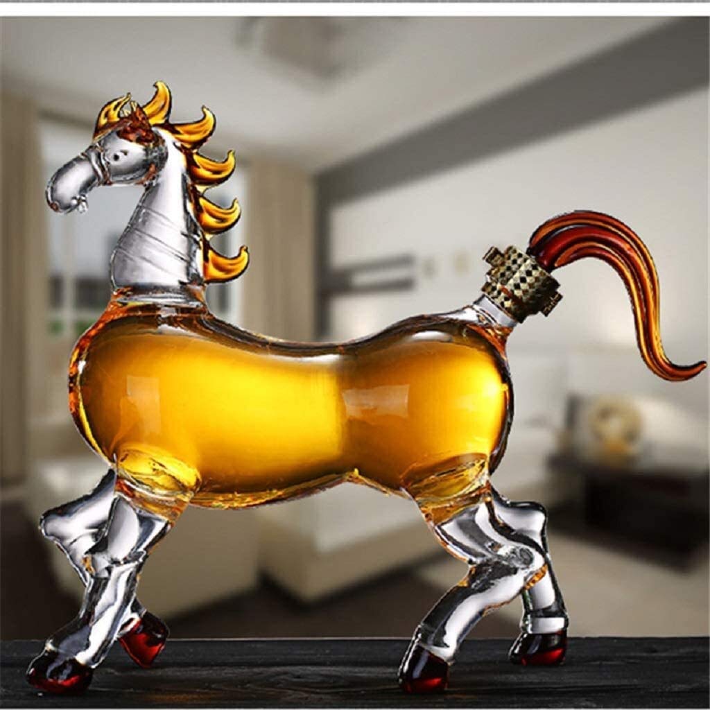 Amazon｜ZWJ-ウィスキーデカンタ 馬デカンター、ウイスキーデカンター