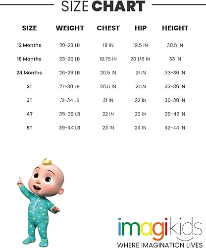 Miniatura 6 de CoComelon JJ Cody Nina - Paquete de 2 camisetas para bebés y niños pequeños