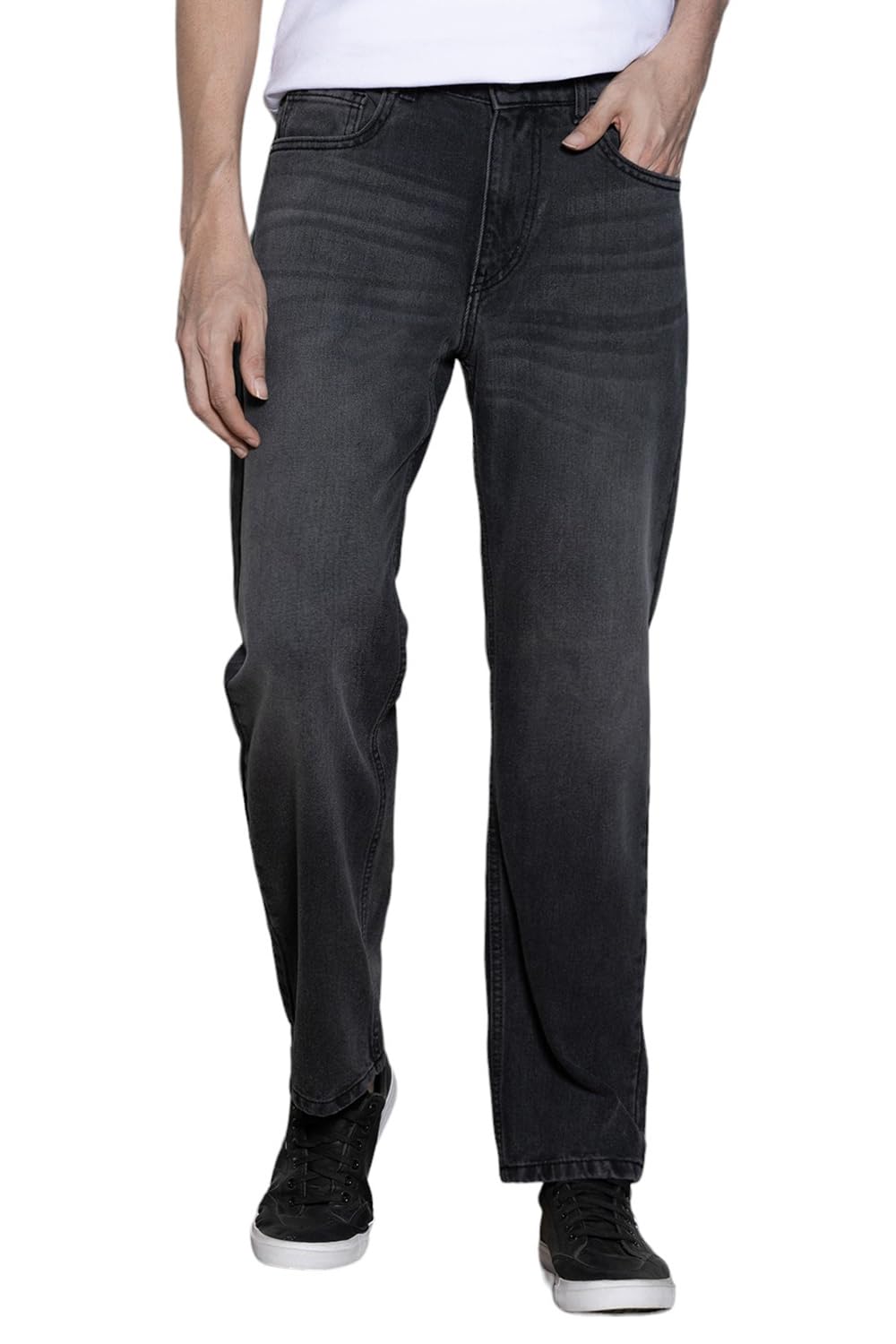 Mens Cotton Relaxed Fit Jeans-image-42