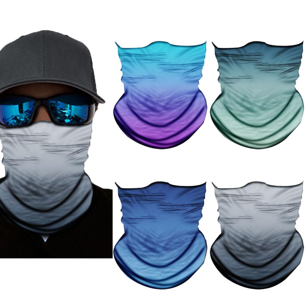 Neck Gaiter Mask,Bandana Gator Face Cover Mask Sun UV Protection,Neck Warmer Balaclava,Tube Face Scarf,Headband for Outdoor