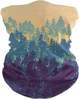 Bandana Face Mask, Neck Gaiter, Pine Trees Headband Sport Face Cover, Headwear for Women Men