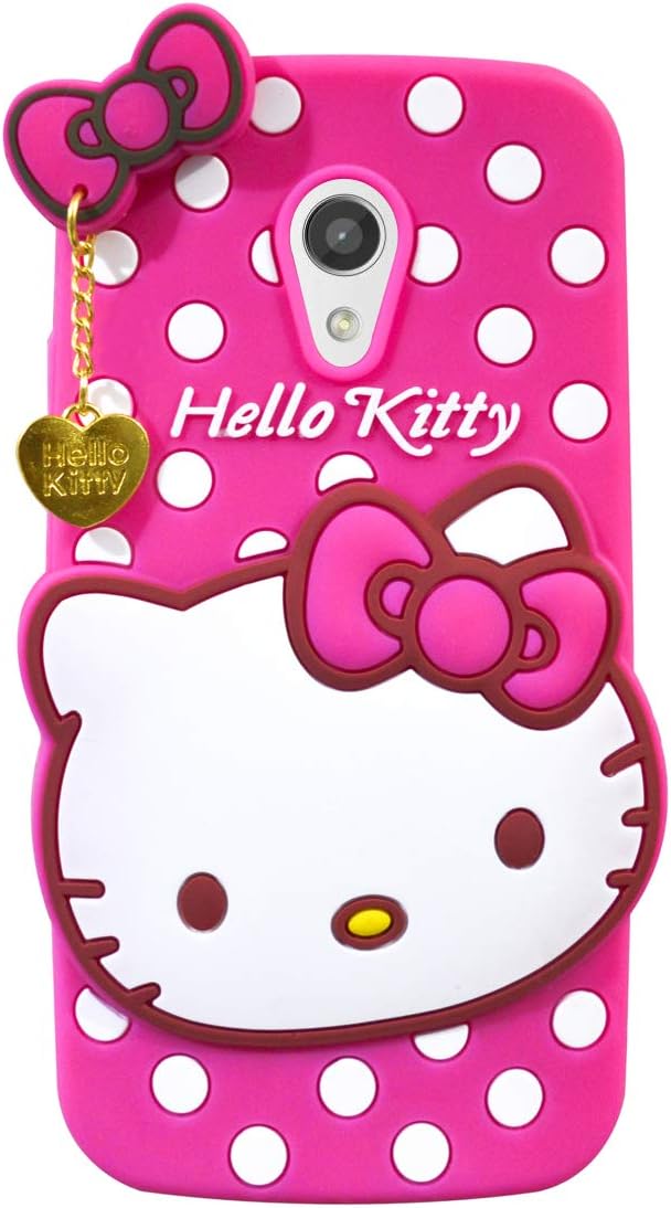Coverage Kitty Back Cover for Motorola Moto G (2nd Generation) - Pink