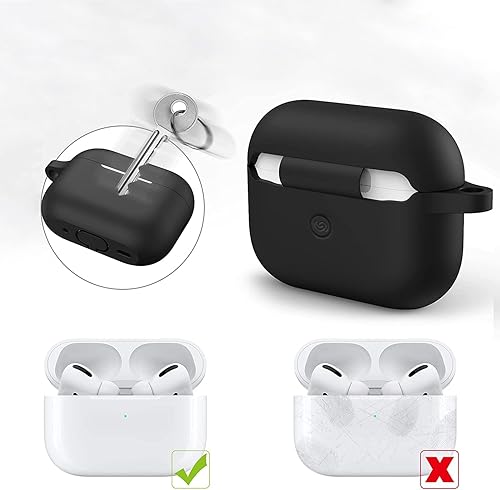 Miniatura 3 de Sahara - Venture Series - Funda de silicona para AirPods Pro (2 generación), color negro escorpión, (HP00049)