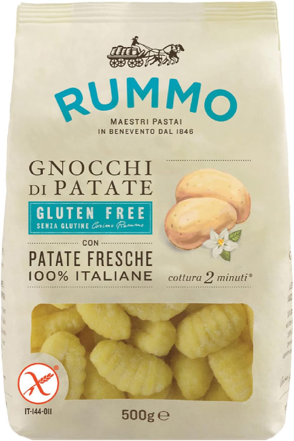 Pasta Rummo Gnocchi Di Patate Senza Glutine 500 Gr Patate Fresche 100