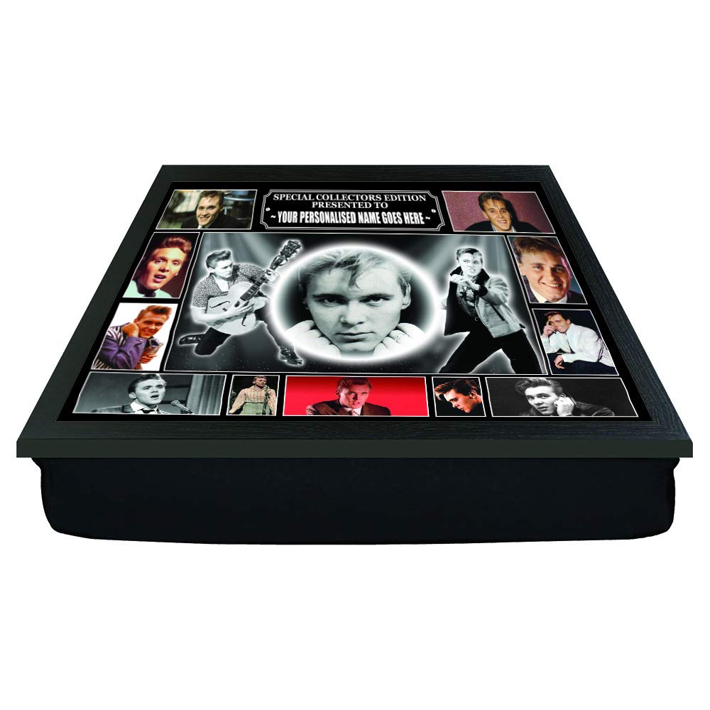 Personalised Gift Products Black Billy Fury Personalised Icon Gift Lap Tray
