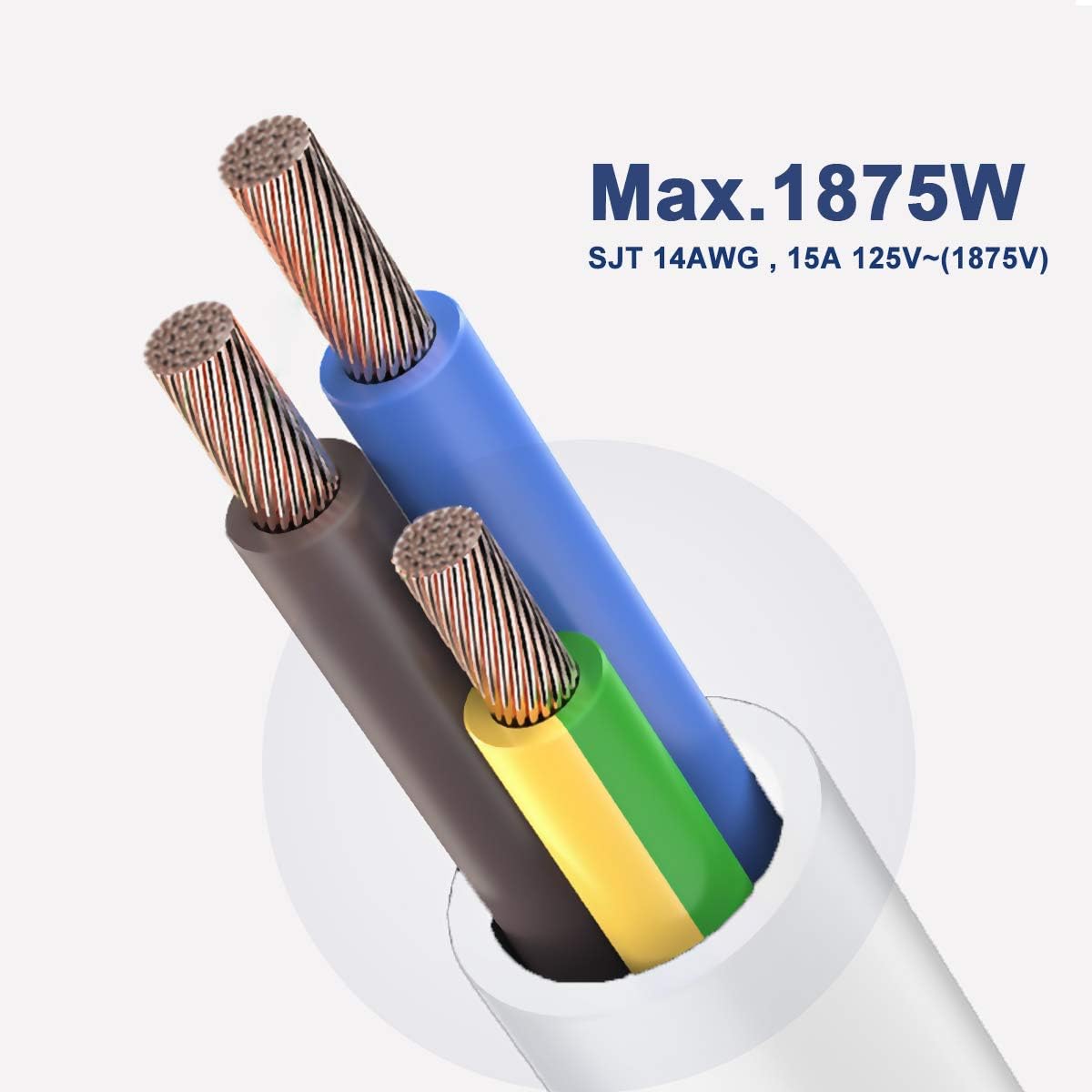 EXTRASTAR power strip with multiple devices plugged in