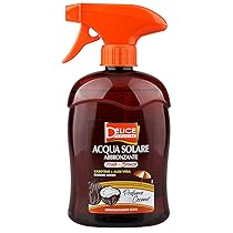 Delice Solaire Fresh Bronze, Acqua Solare Abbronzante, Fragranza Cocco, Abbronzante con Carotene e Aloe Vera, Accelera Abbronzatura, Dermatologicamente Testato – 500 ML