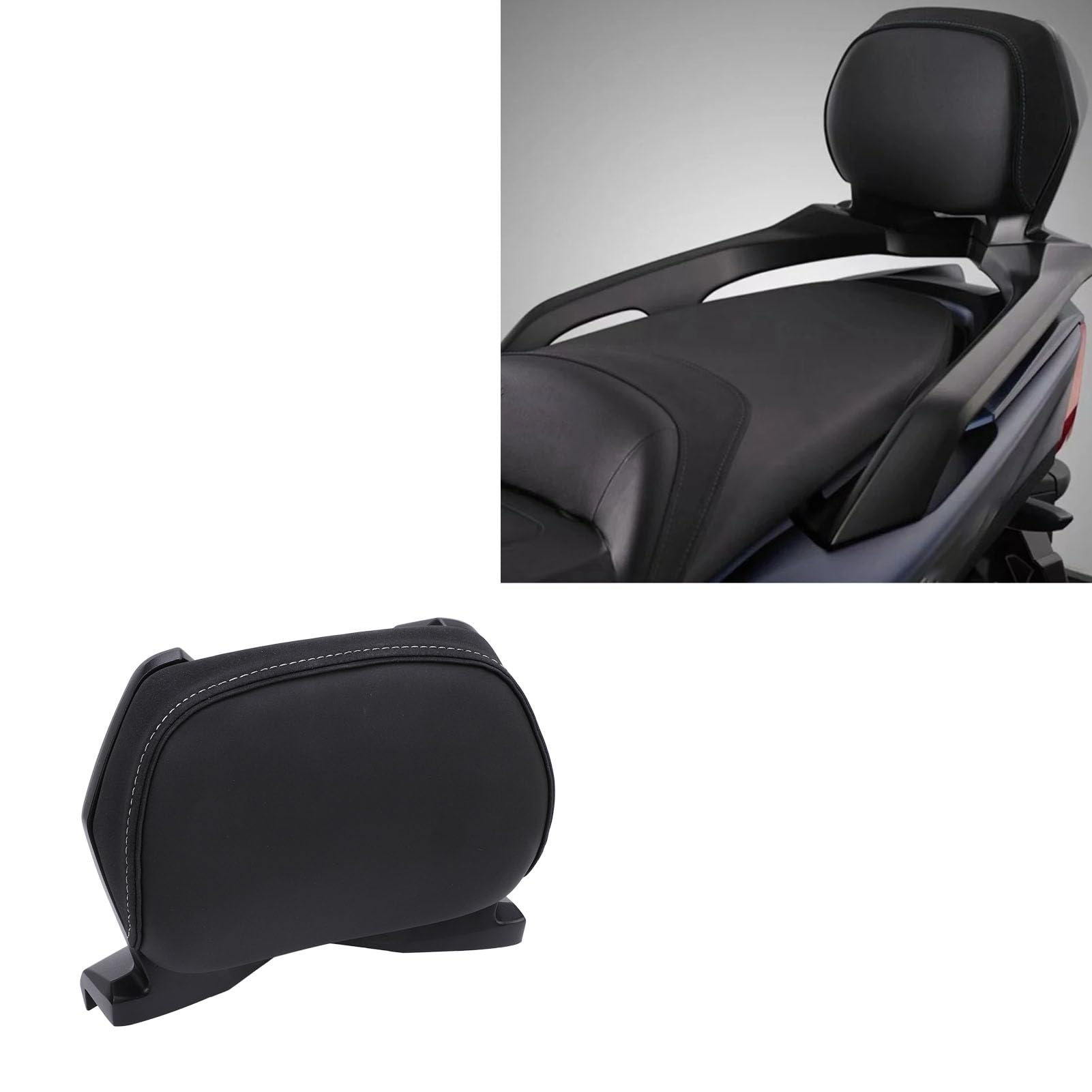 Cuscino dello Schienale per Moto in Pelle PU per lo Schienale del Passeggero per Xmax 250 300 Tmax 530 Tmax 560 2017 − 2024