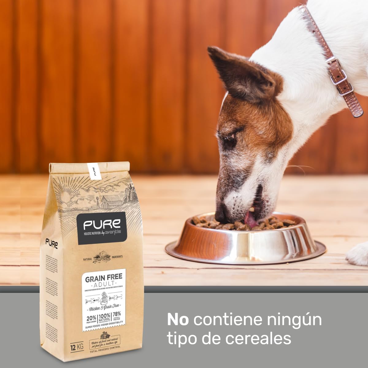 Pure Grain Free Country Chicken 12 kg – Pienso Holístico con Carne Fresca Sin Cereales – Perros Adultos – Alta Digestibilidad