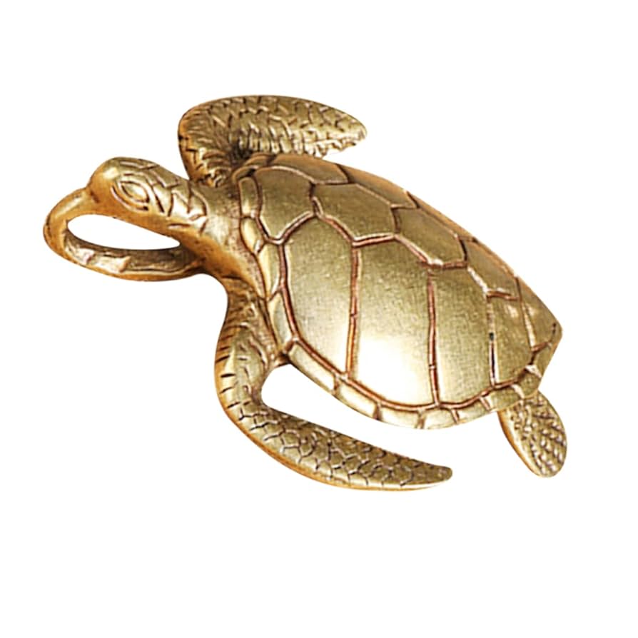 矢立　真鍮亀飾り Amazon.co.jp: NUOLUX ヴィンテージ真鍮ウミガメスタチュー
