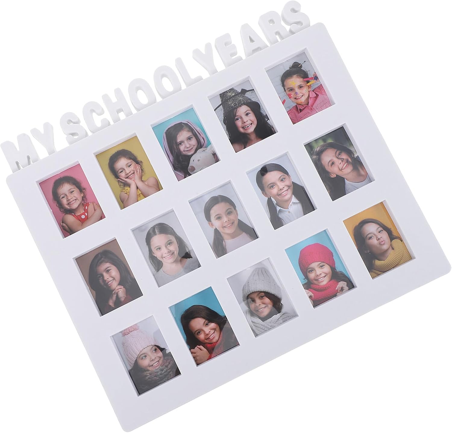 Children School Years Picture Frame 25x28cm White Photo Display