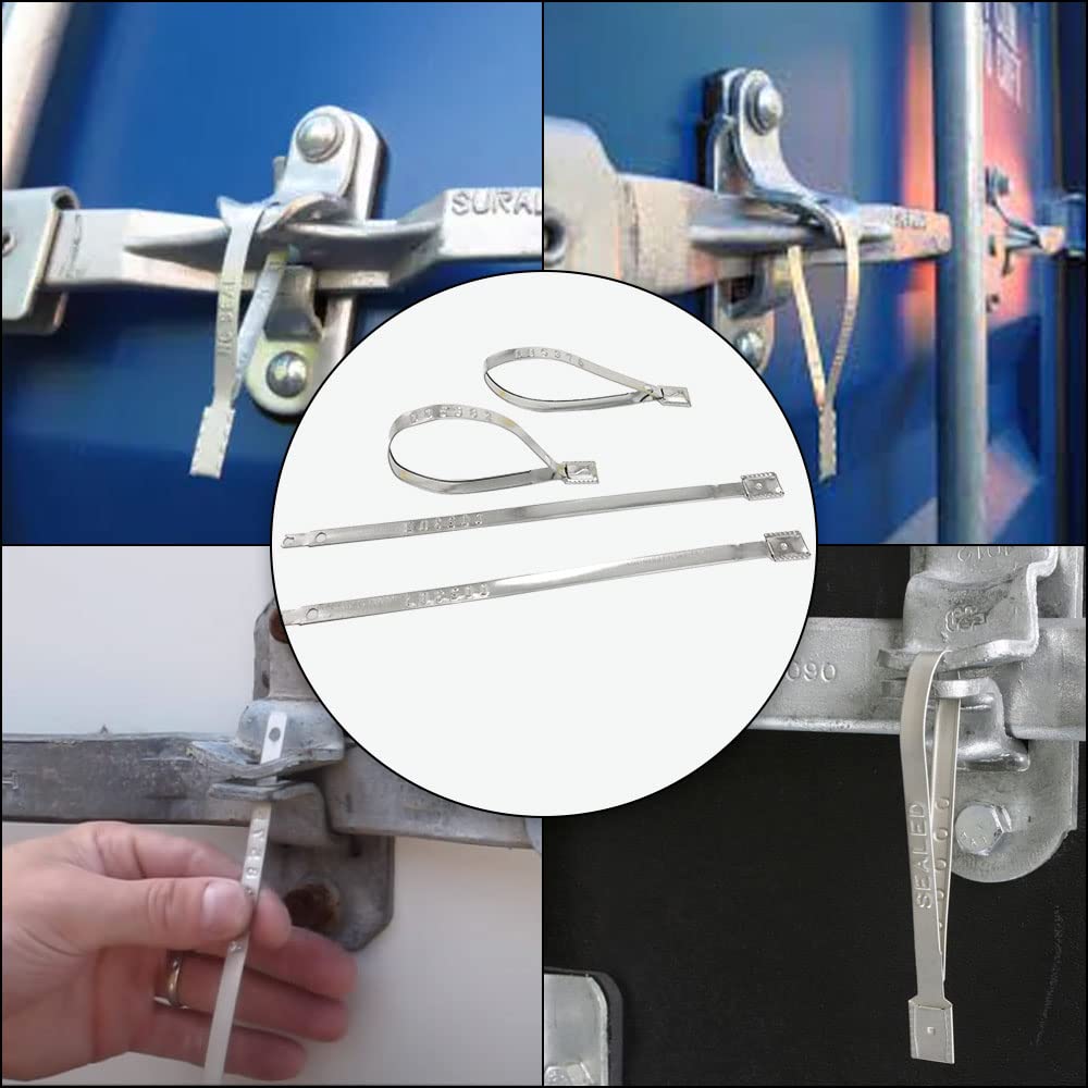 Metal Truck Seals, Metal Trailer Seals, Security Seals, Tamper Evident  Seal, Metal Container Seal, Steel Seals, Shipping Seals, Sequentially  Numbered (100 Pack) : Amazon.de: Business, Industry & Science