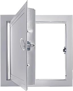10 12 16 20 24 26 30 34 38 40 in Large Metal Access Panels, Fire Rated Attic Access Door/Wall Hatch Cover Plate, Drywall Inspection Panel for Ceilings, Electrical, Plumbing(24x24in)