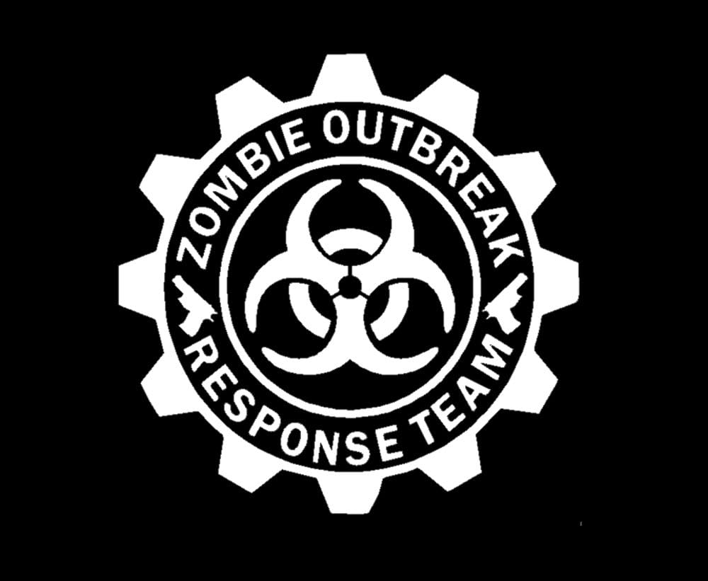 BERRYZILLA 5.25" Round - Zombie Outbreak Response Team Decal Vinyl Sticker